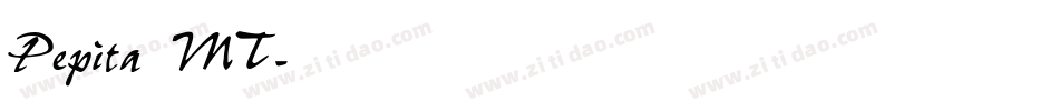 Pepita MT字体转换